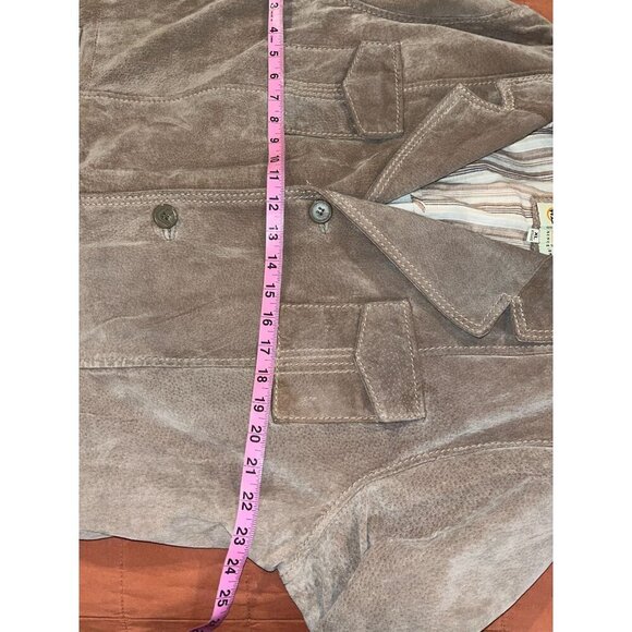 Wilson’s Leather M Julian Long Sleeve Light Brown Real Leather Jacket- Size XL M - Picture 5 of 8